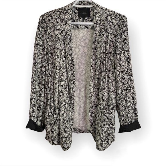 Talula Black and White Summer Blazer - Picture 1 of 4
